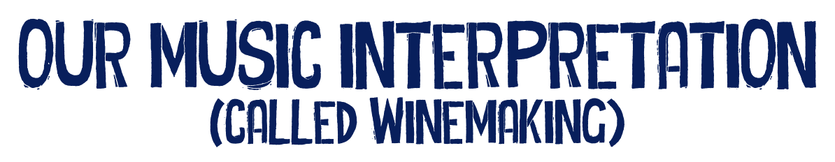 Our music interpretation (called winemaking)