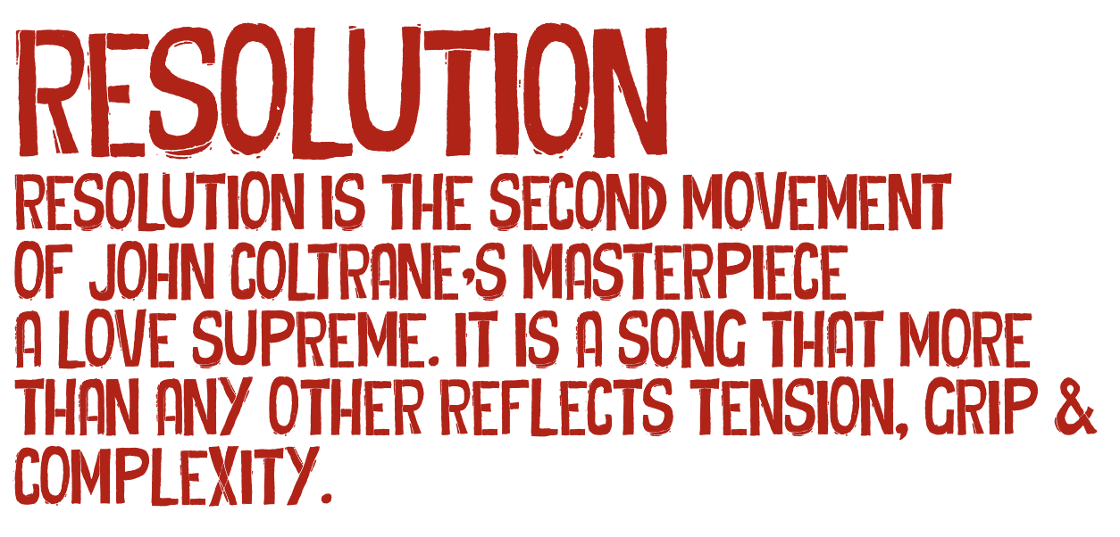 RESOLUTION — the story behind the name