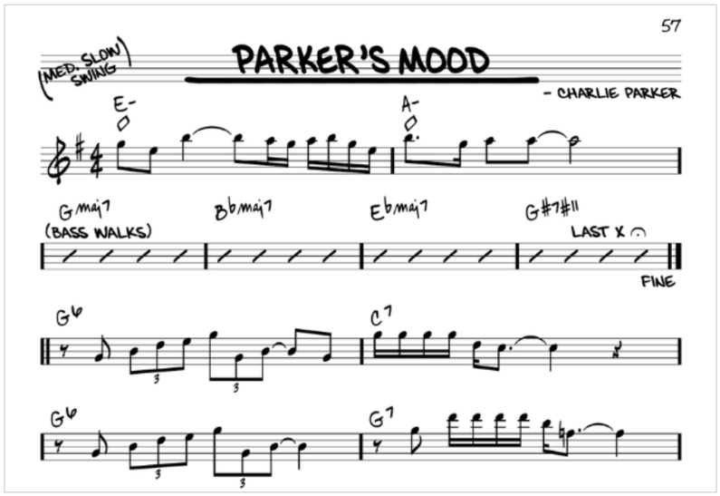 Score: Charlie Parker