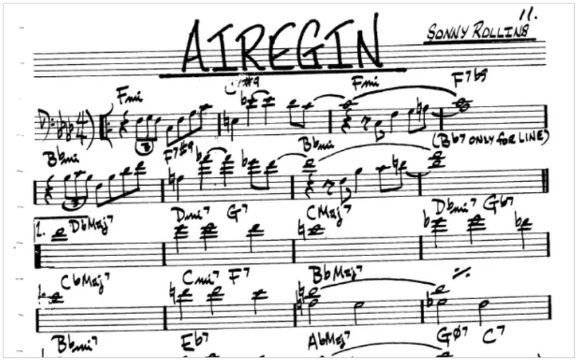 Score: Sonny Rollins